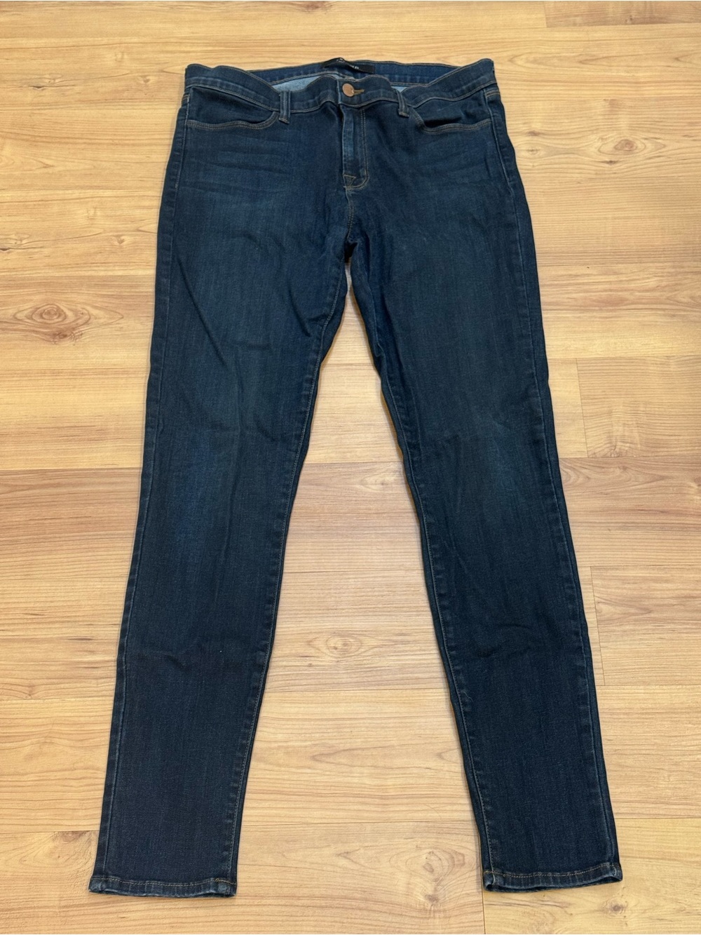 J Brand Dark Wash Skinny Jeans Mid Rise Denim Classic Size 31